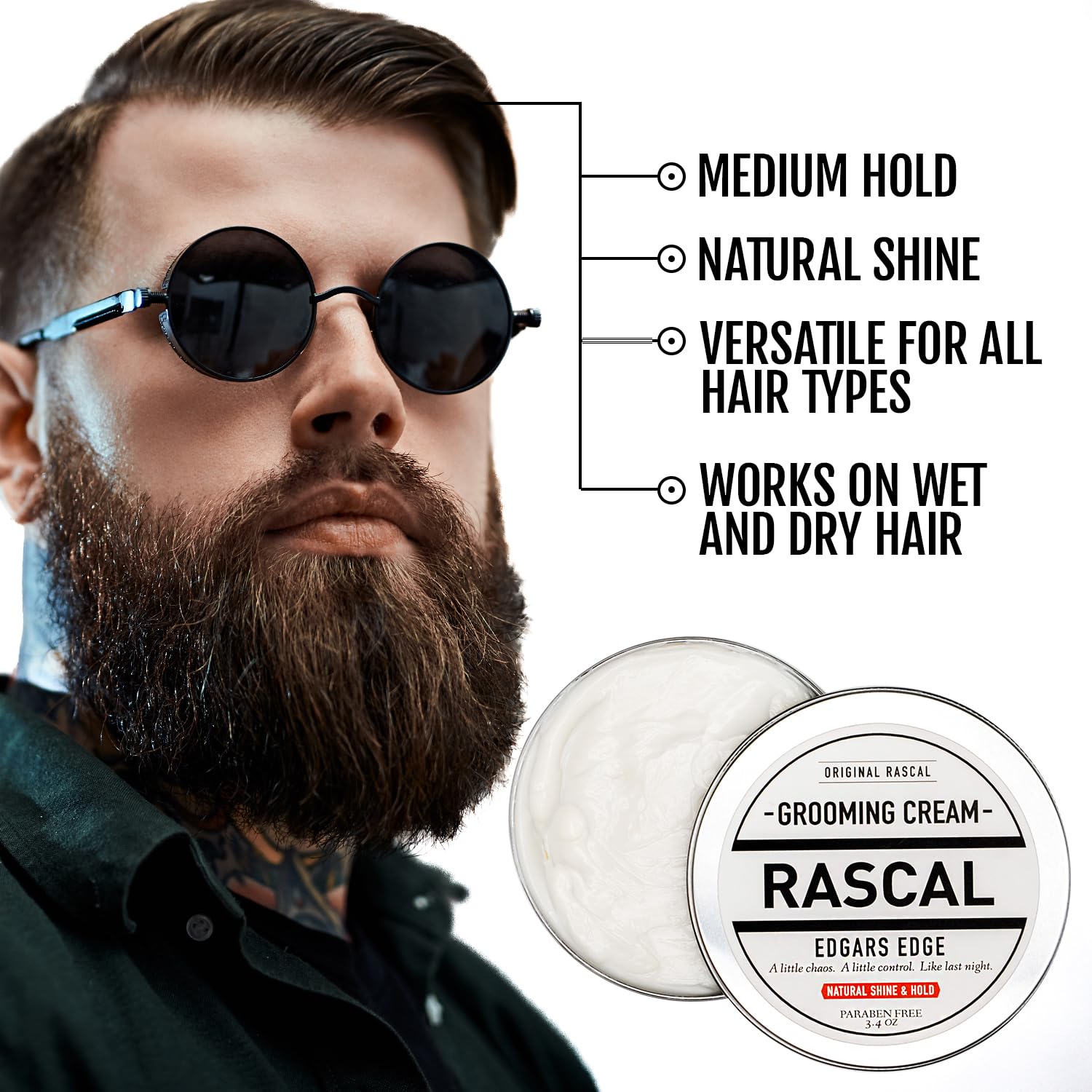 Texture crèmeuse facilitant l’application et le façonnage du look.