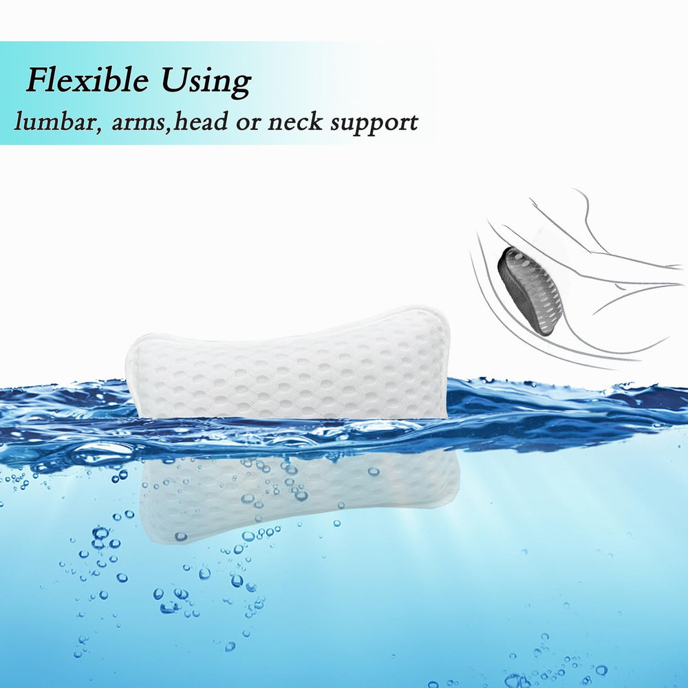 Rasenoo oreiller bain soutient le cou pour plus de confort.