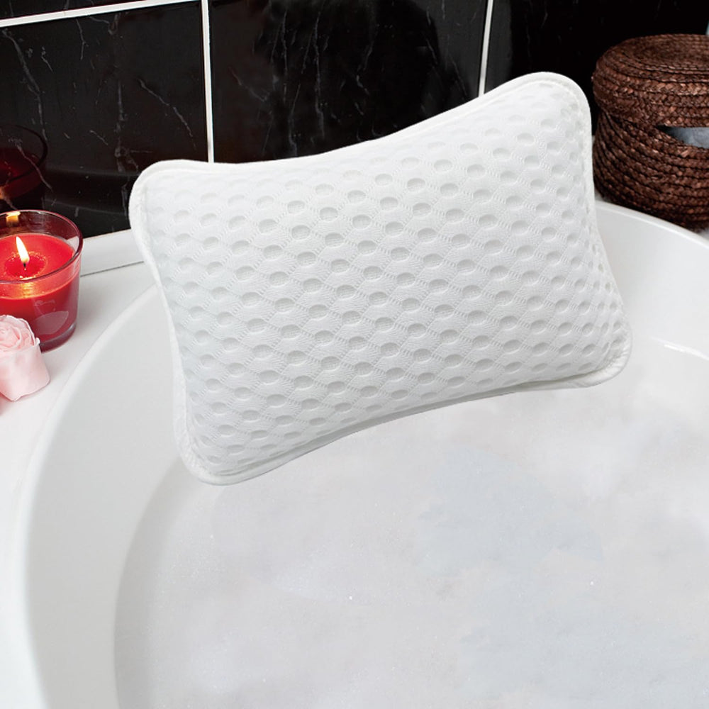 Rasenoo oreiller bain avec ventouses assure un maintien stable.