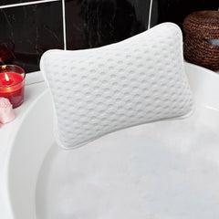 Rasenoo oreiller bain avec ventouses assure un maintien stable.