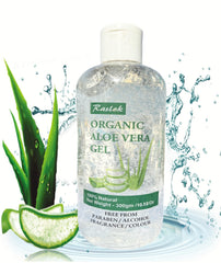 Raslok Gel Aloe: texture satinée qui pénètre rapidement.