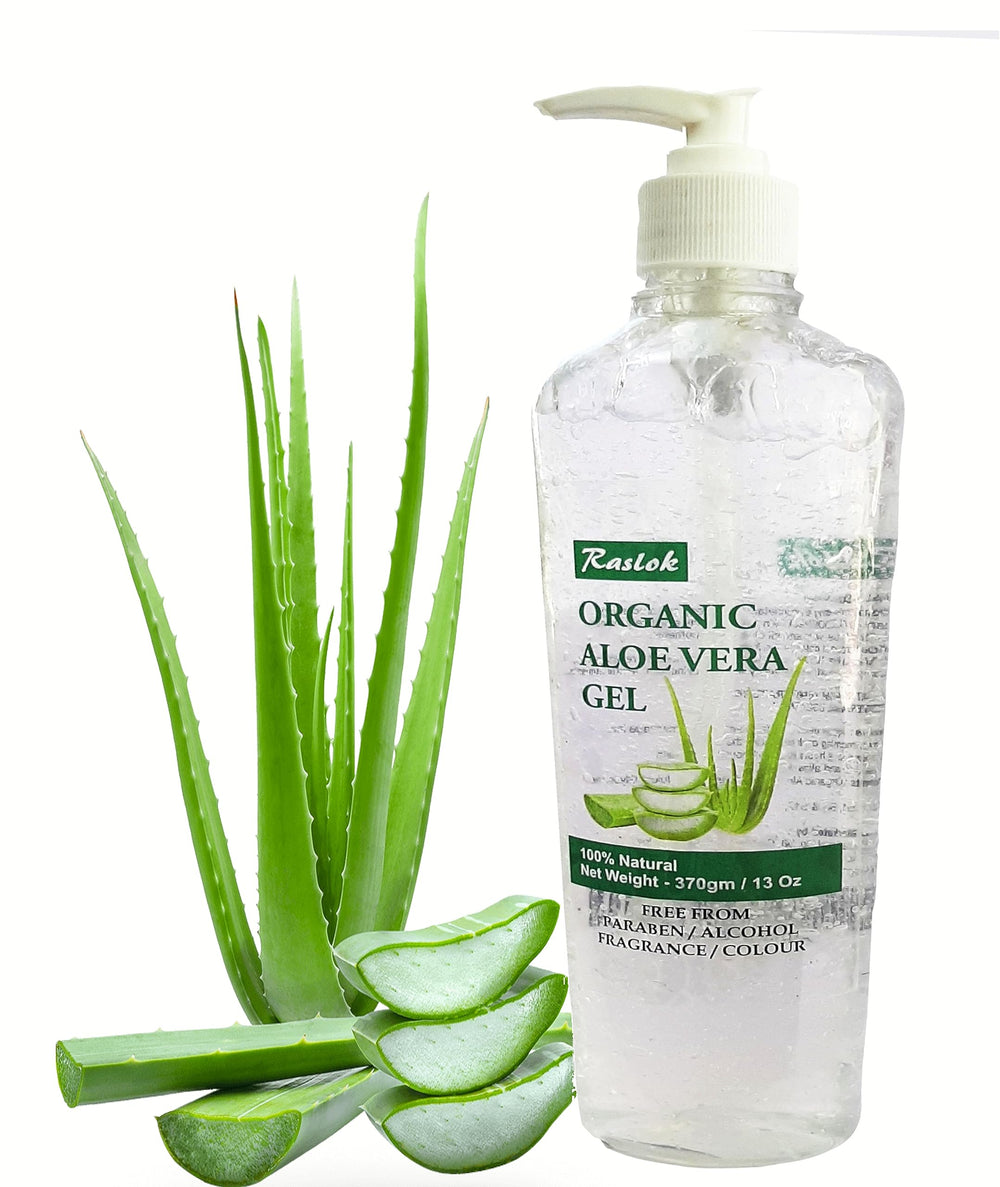 Raslok Aloe Naturel – application facile sur peau et cheveux
