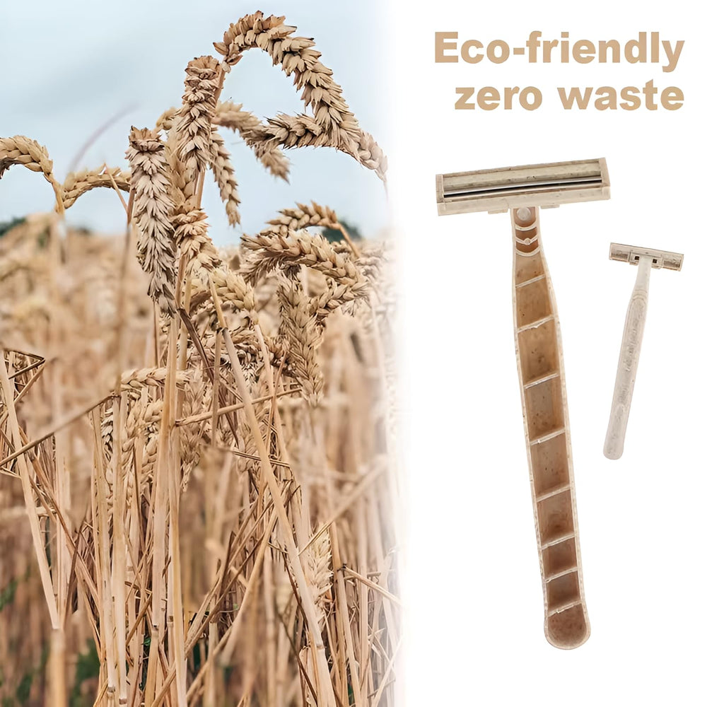 Matière biodégradable en paille de blé recyclée