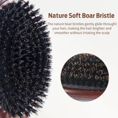 Brosse RAVEGO démêlant en douceur pour cheveux sans nœuds.