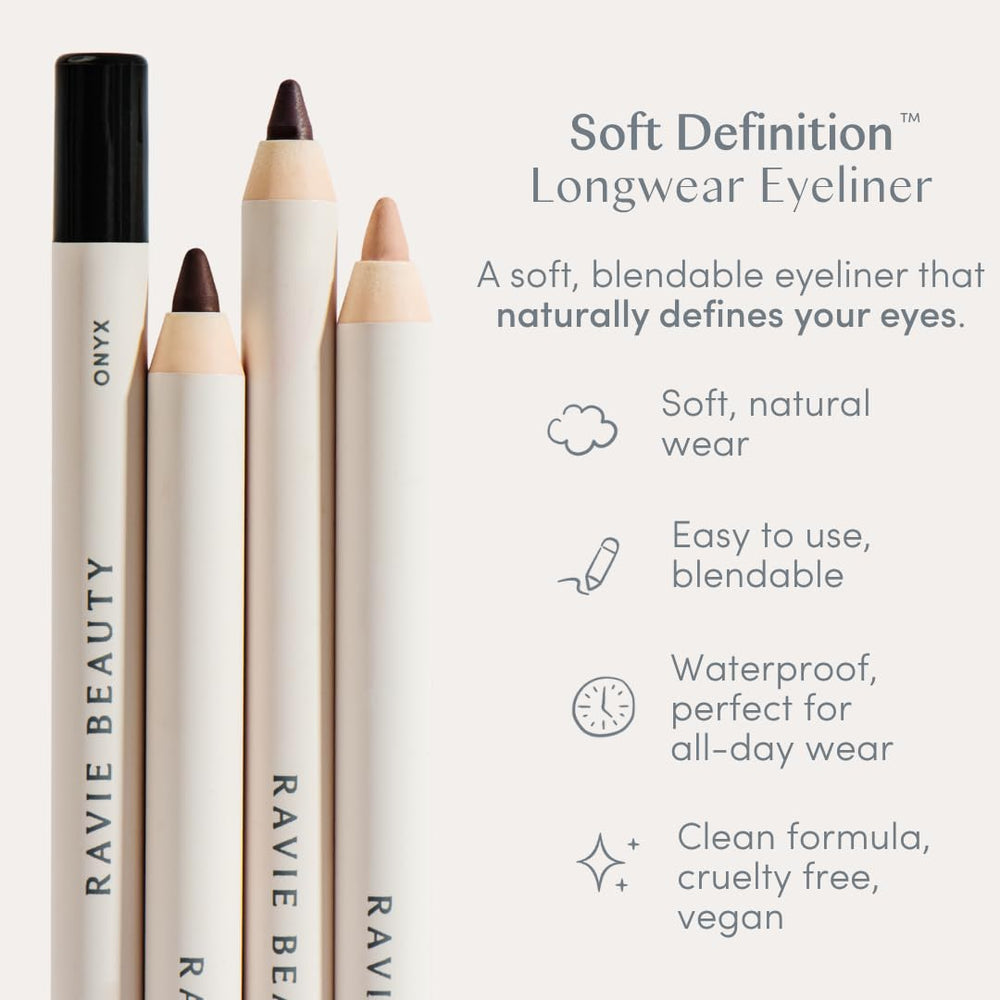 Ravie Beauty DRIFT — Nuance marron froid avec sous-tons gris taupe pour un regard doux.