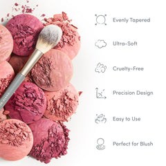 Ravie Beauty pinceau-blush-douceur-poils-synthetiques: douceur et diffusion homogène des produits