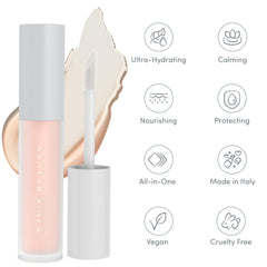 Ravie Beauty Lip Renewal Soie – applicateur large pour une couverture homogène.