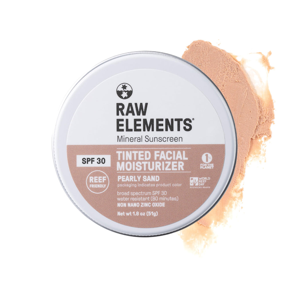 Crème teintante Raw Elements avec texture hydratante et teint naturel