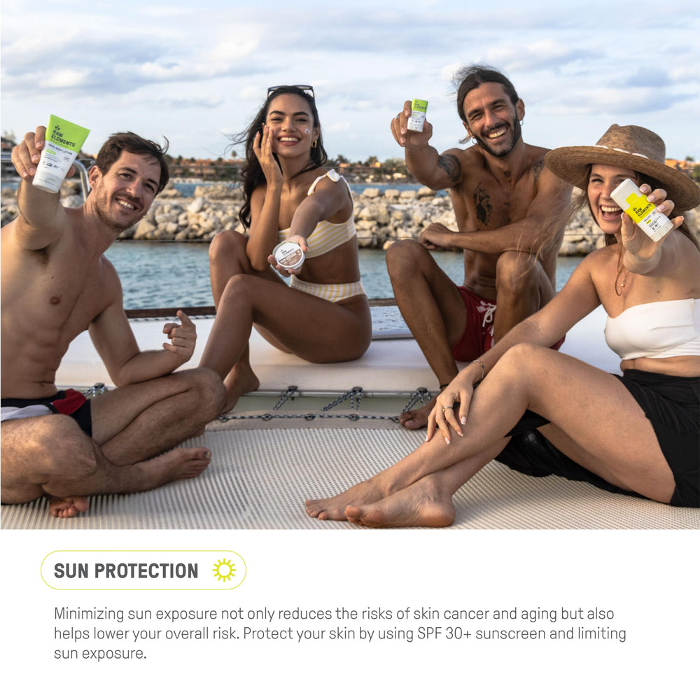 Raw Elements Stick Visage Solaire – format voyage, s'emporte facilement dans une poche.