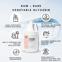 Raw Plus Rare glycerin humectant naturel végétal, hydratant polyvalent