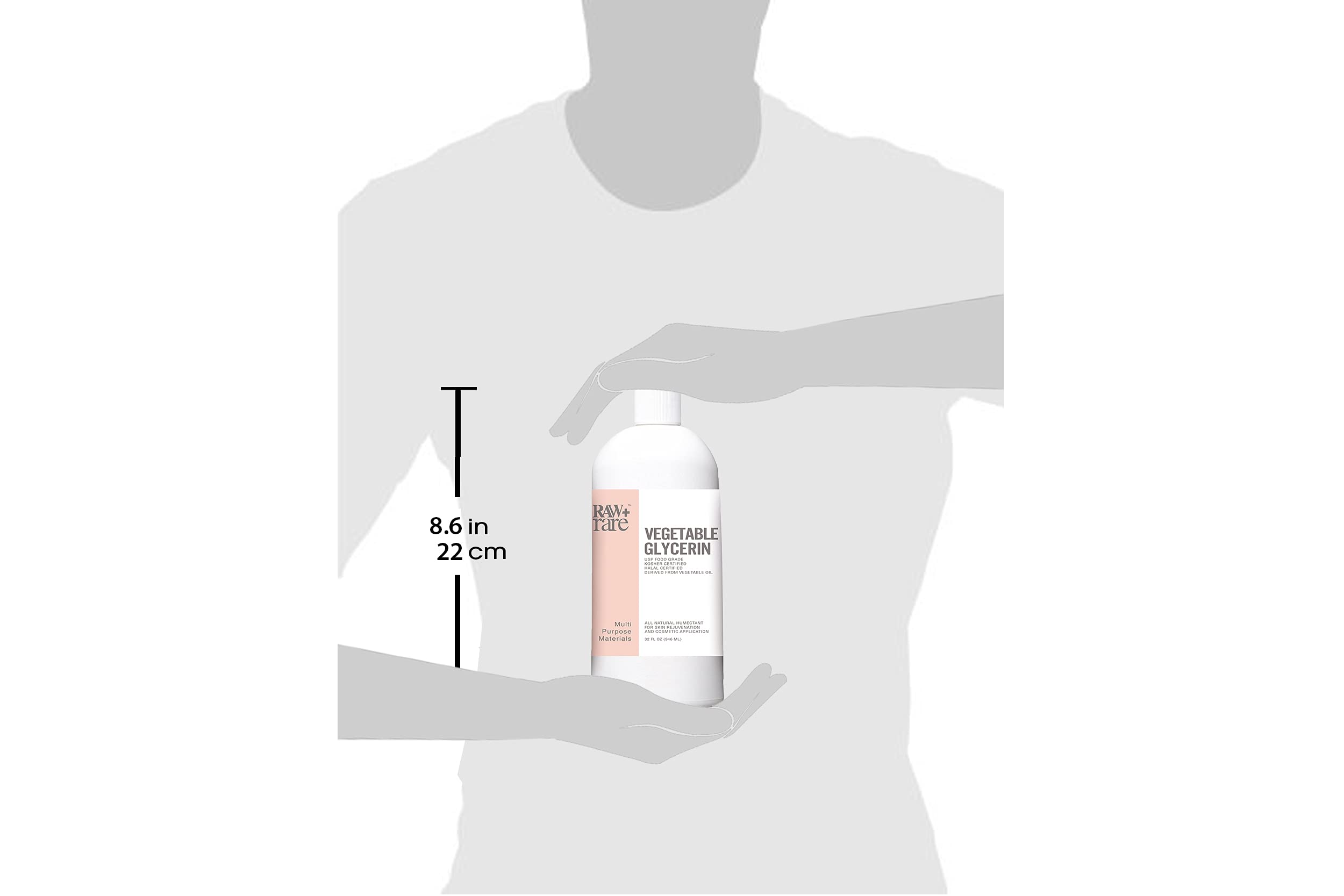 Raw Plus Rare Glycerine végétale, base neutre pour soins quotidiens