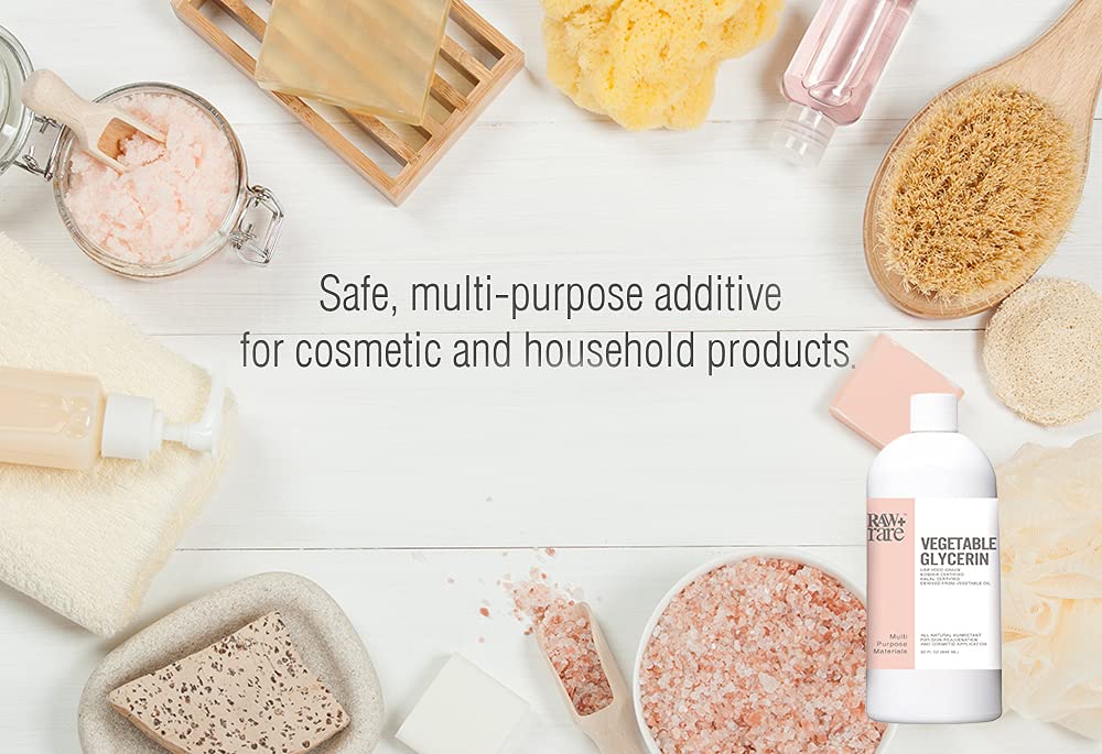 Raw Plus Rare Glycerine végétale, étiquette claire pour traçabilité et qualité
