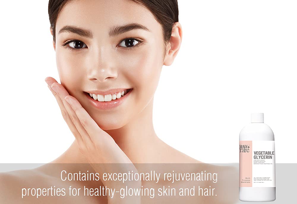 Raw Plus Rare Glycerine végétale, usage cosmétique potentiel pour peau et cheveux