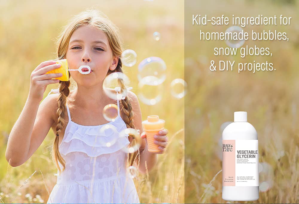 Raw Plus Rare Glycerine végétale, usage alimentaire léger et adaptable