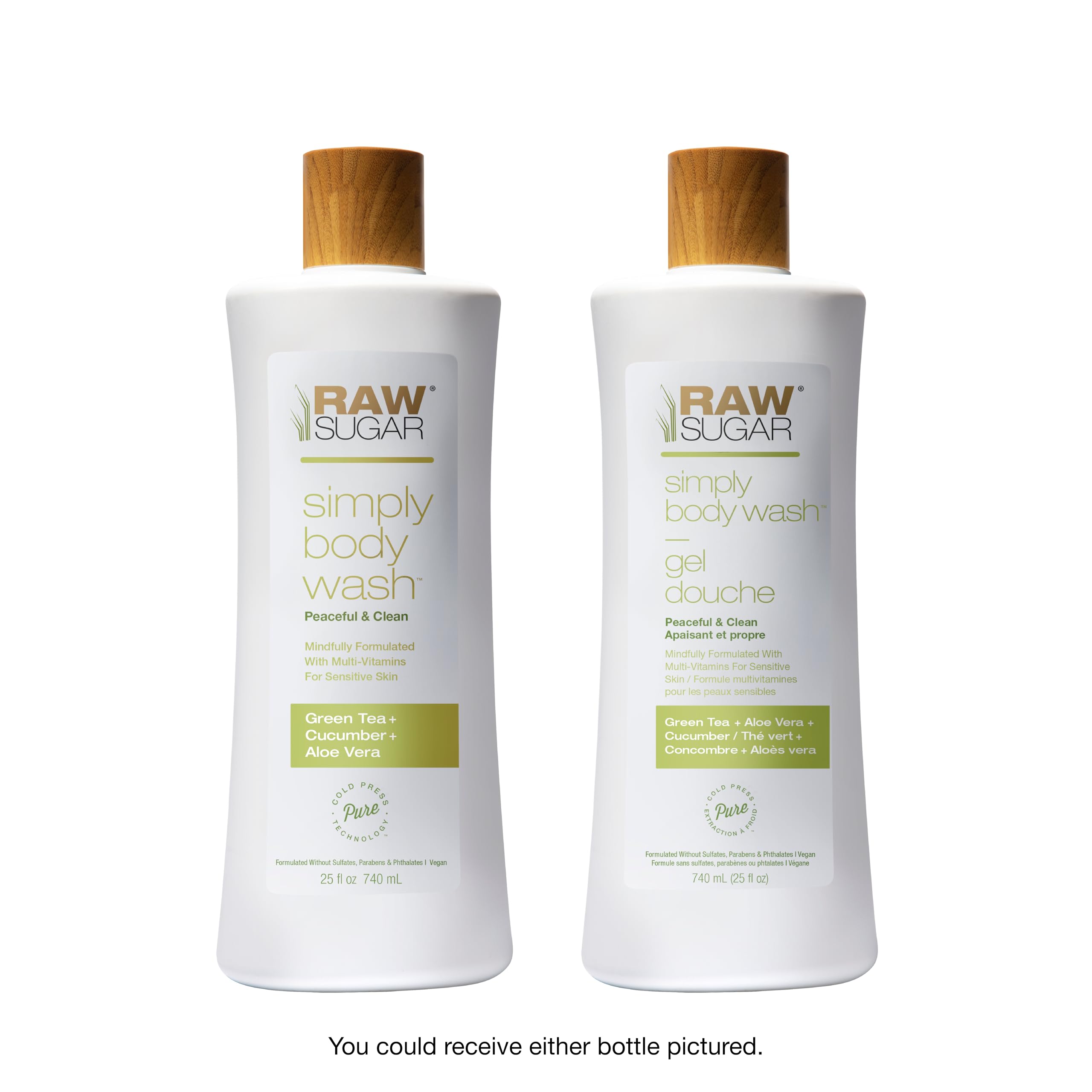 Expérience bien-être sous la douche avec RAW SUGAR thé vert aloe.
