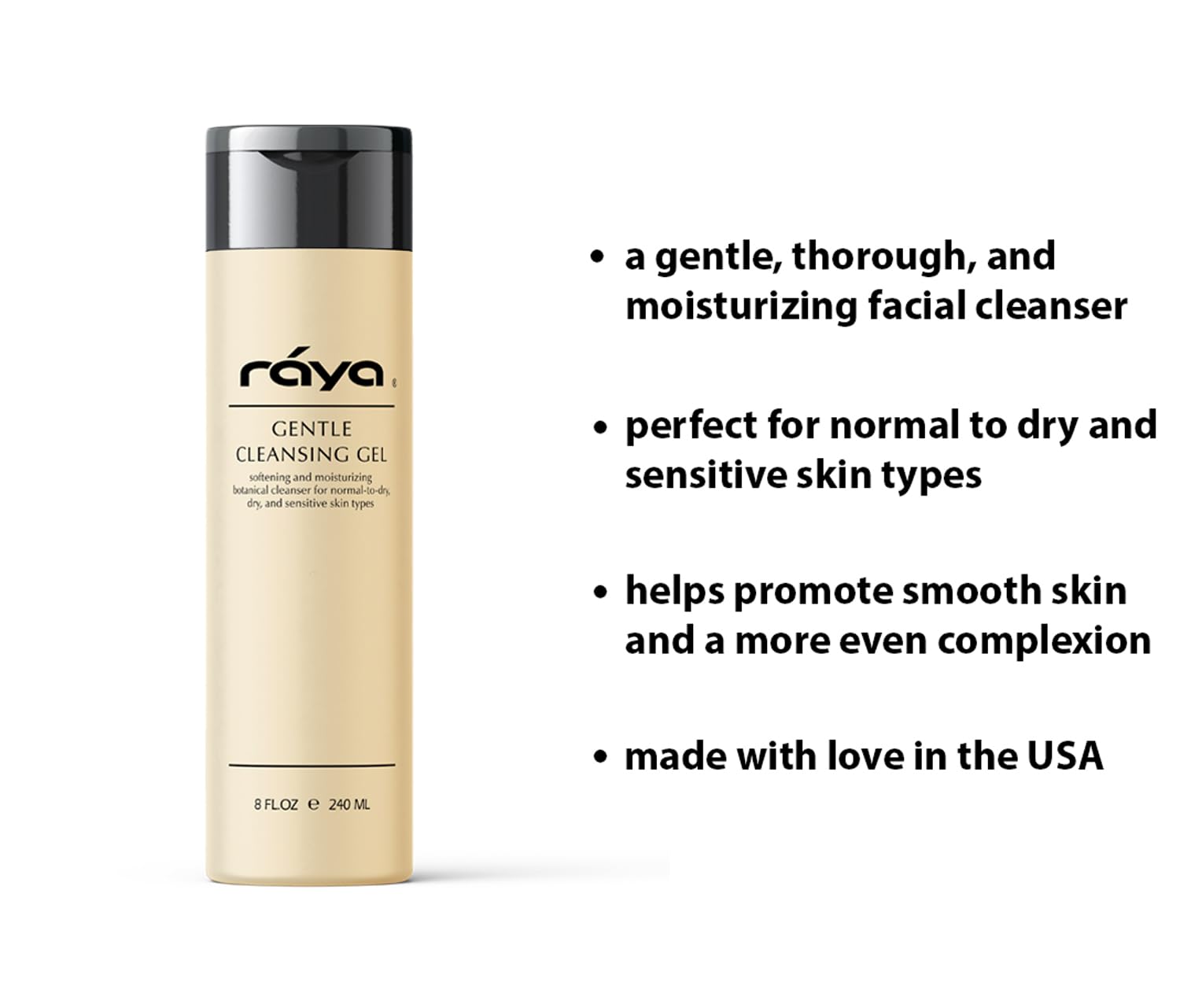 Raya Nettoyant Visage – texture onctueuse qui nettoie sans tirailement.