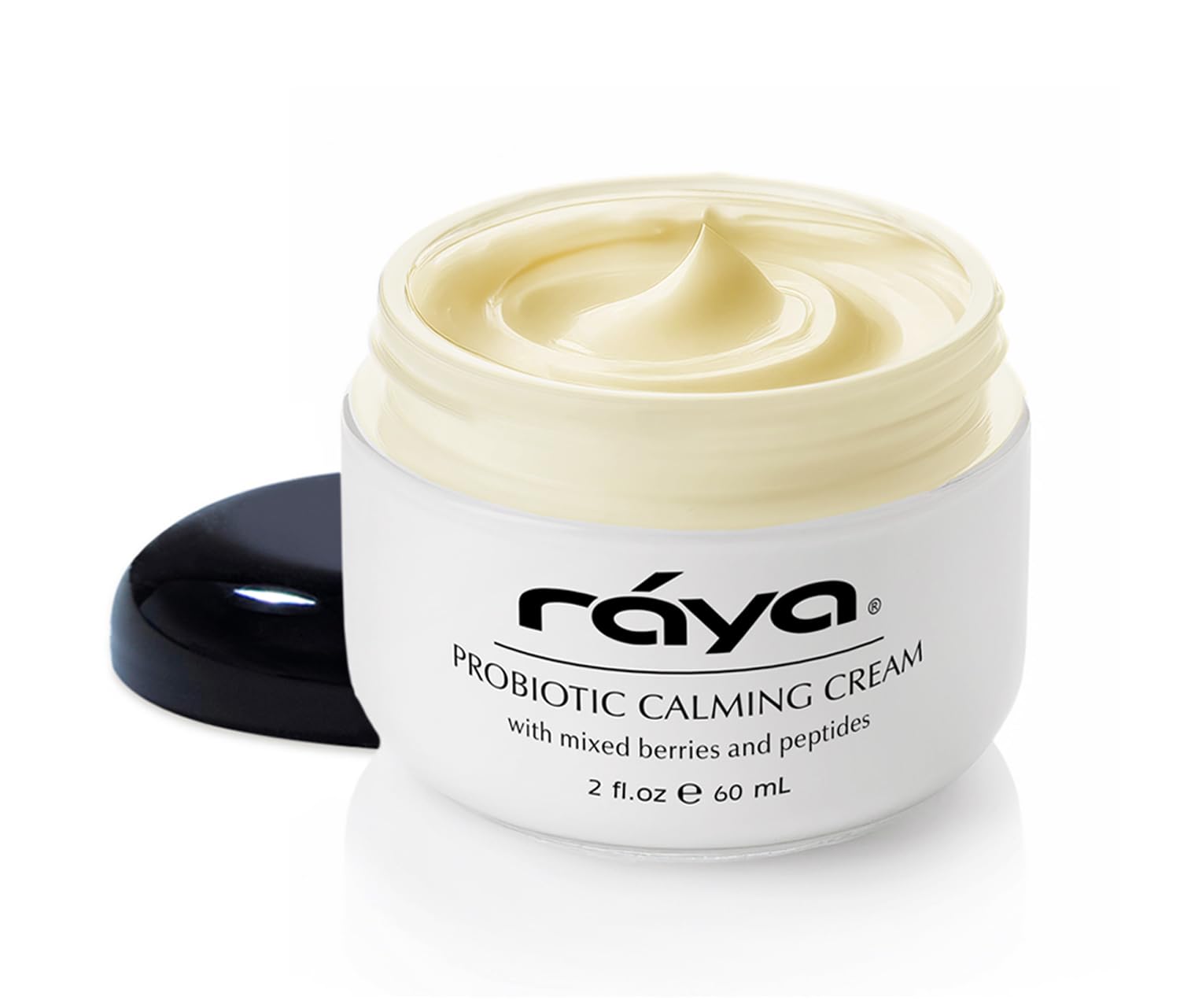 Raya probiotique crème apaisante en bouteille pour hydratation douce
