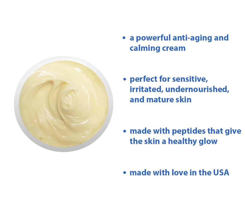Emballage Raya probiotique crème apaisante élégant et informatif