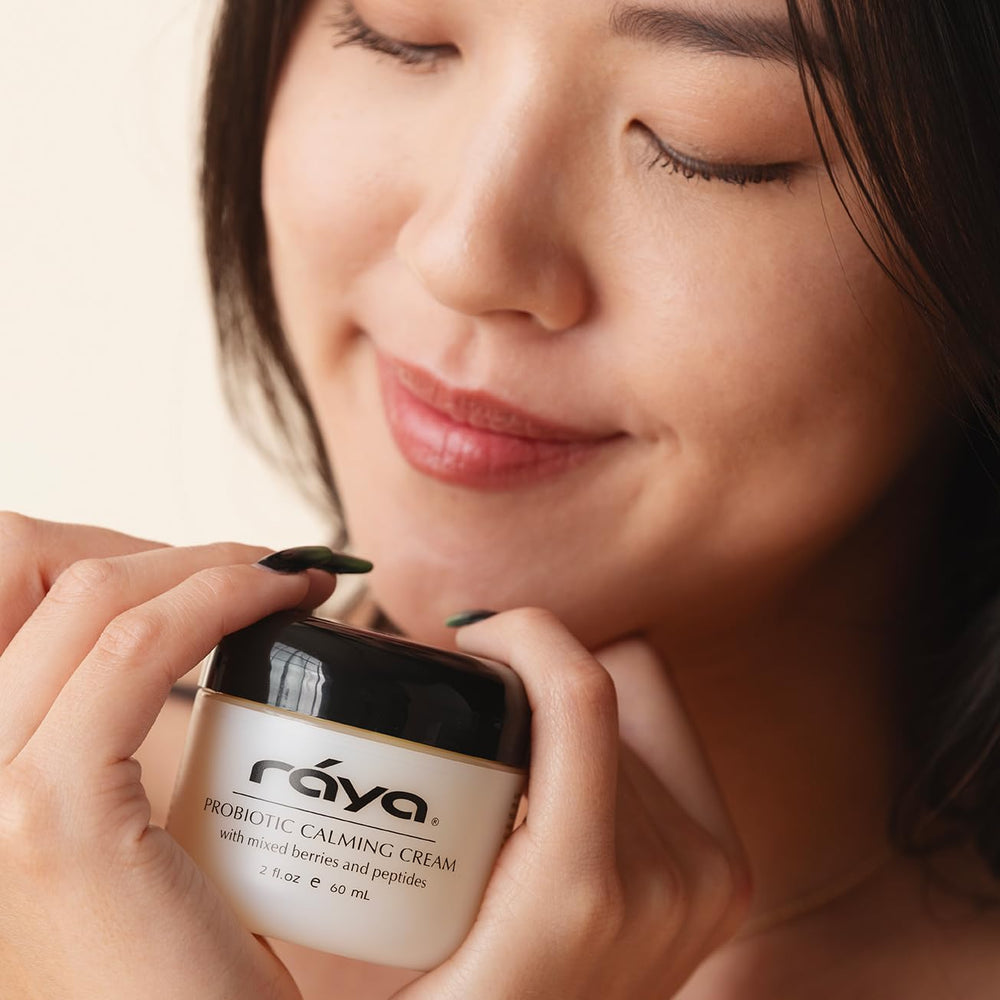 Texture crème Raya probiotique douce et légère