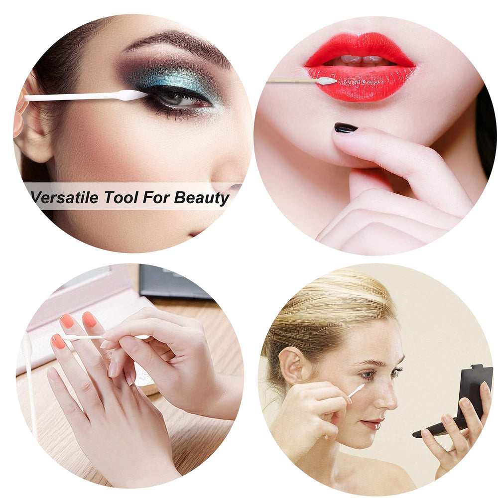 Rayhee coton double point, embouts fins pour retouches beauté