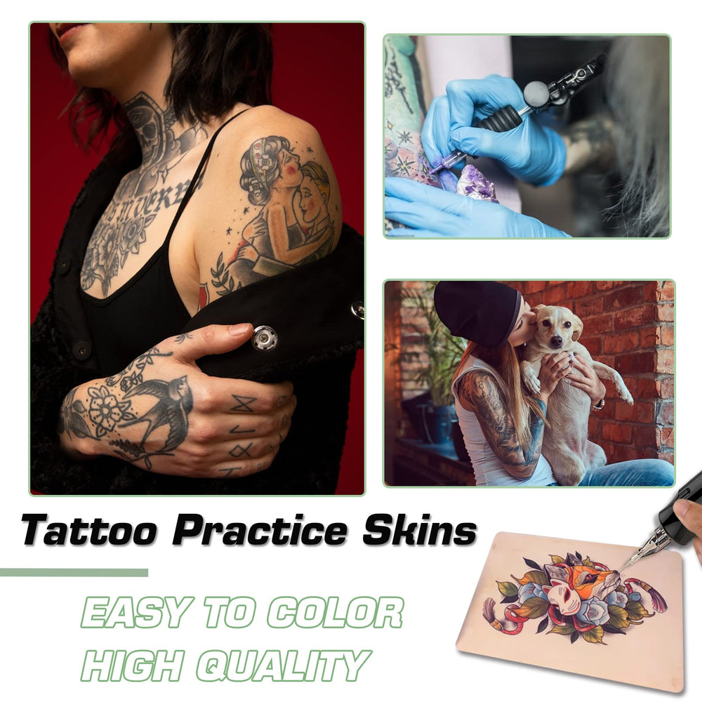 Rayyl peau pratique tatouage 3mm – peau réutilisable pour répétition et progression.