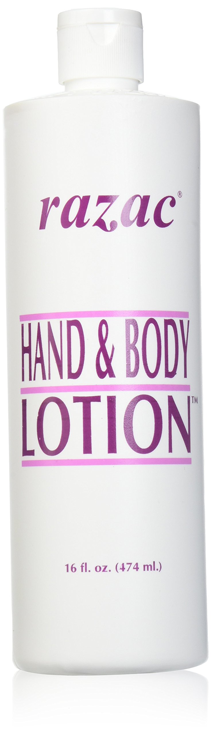 Razac Lotion mains et corps, bouteille originale, hydratation durable pour peau sèche.