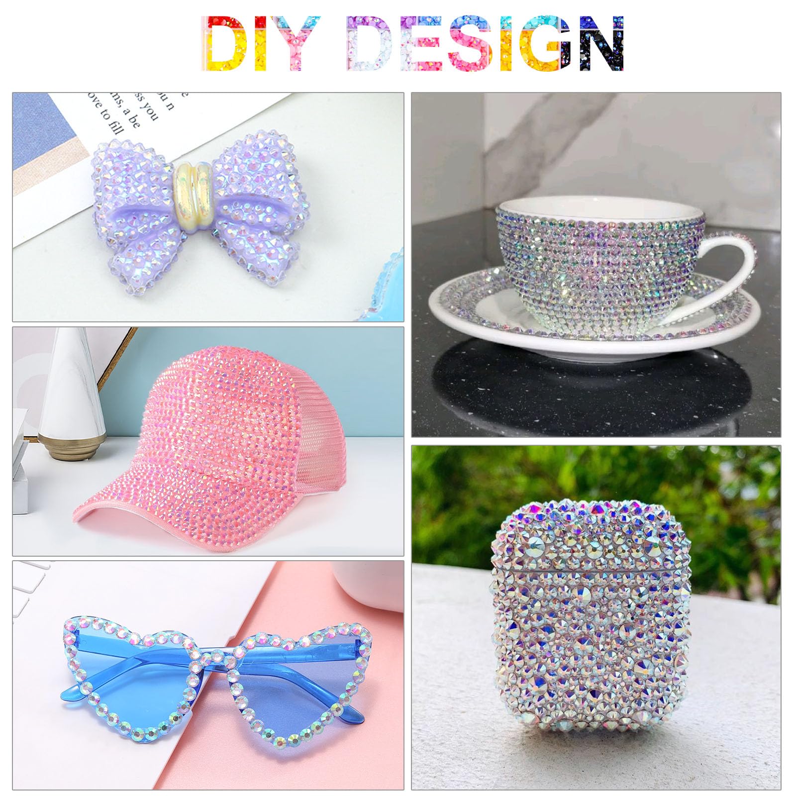 RAZET kit déco bricolage paillettes pour personnaliser vos objets