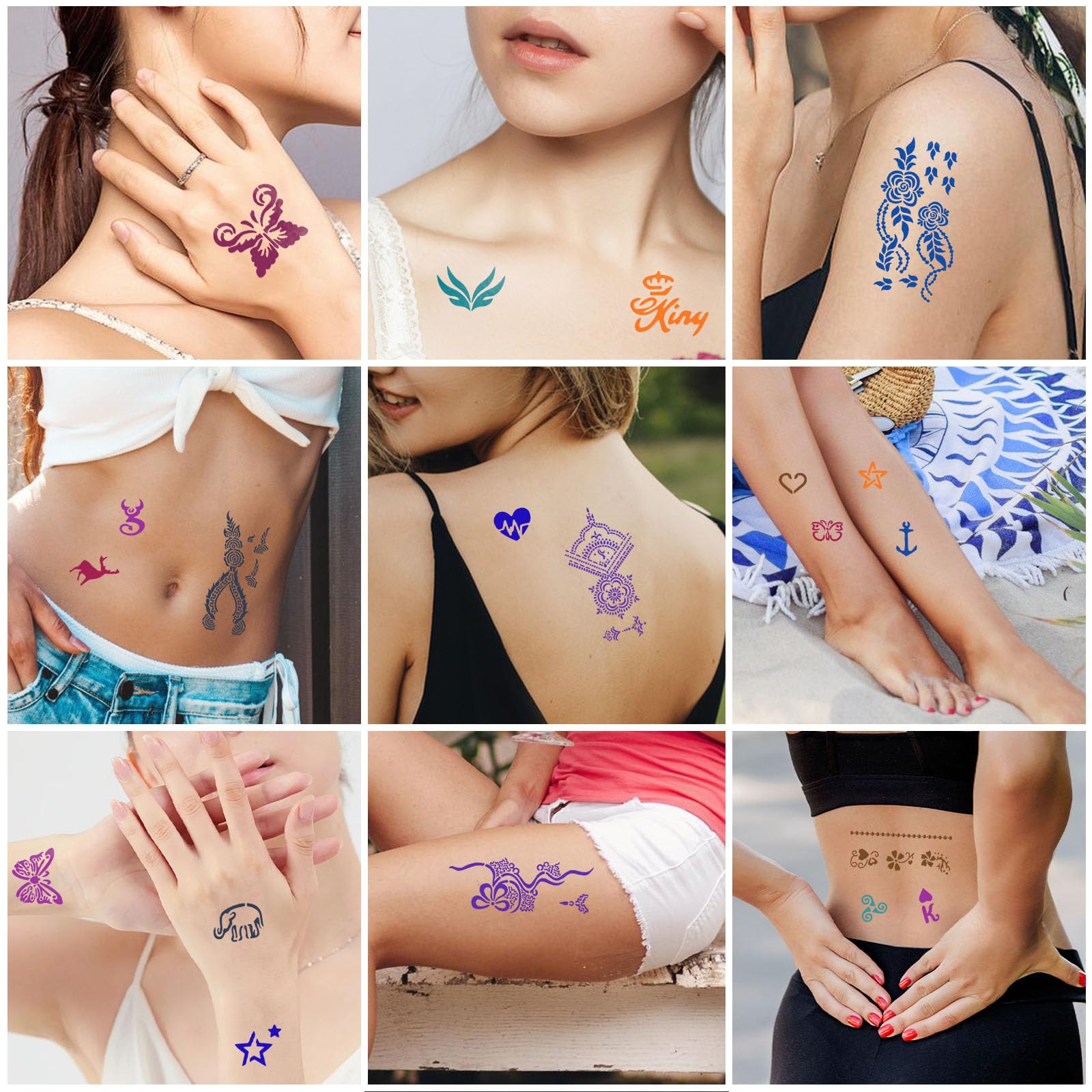 RAZET application rapide tatouage temporaire, expérience facile et propre.