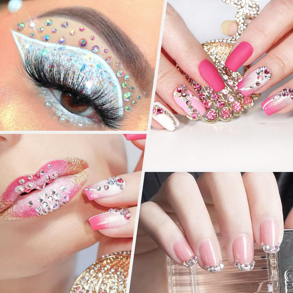 RAZET paillettes rose brillantes ajoutant des accents scintillants à vos créations