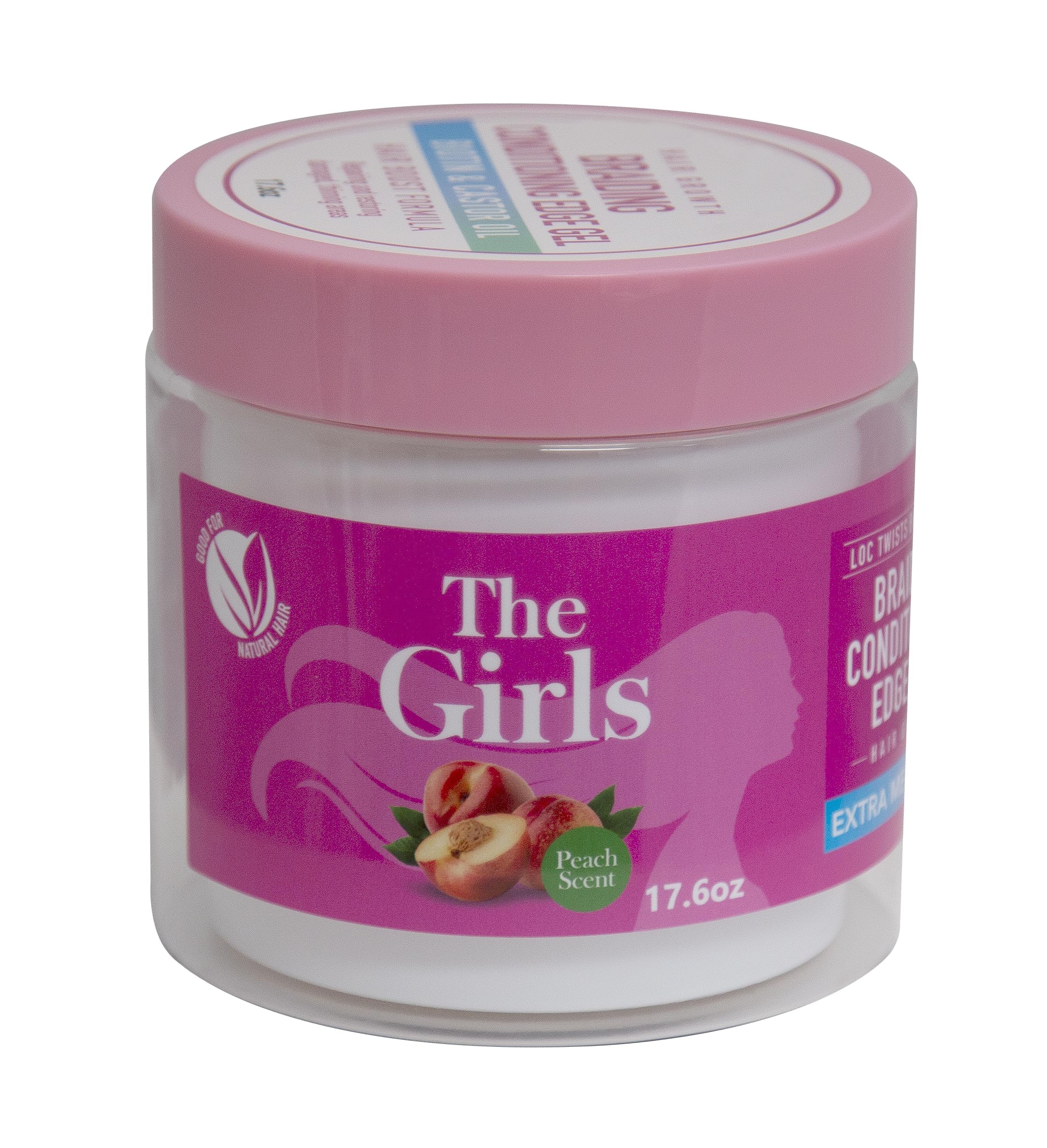 R&B Collection Braiding Edge Gel Honey Peach – bouteille prête à l'emploi et tenue durable.