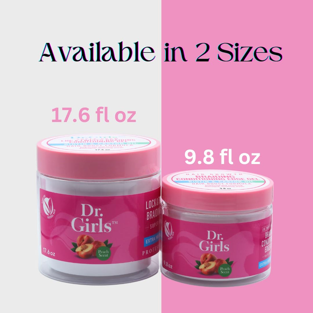 R&B Collection Braiding Edge Gel Honey Peach – compatibilité cheveux variés et sans résidus.
