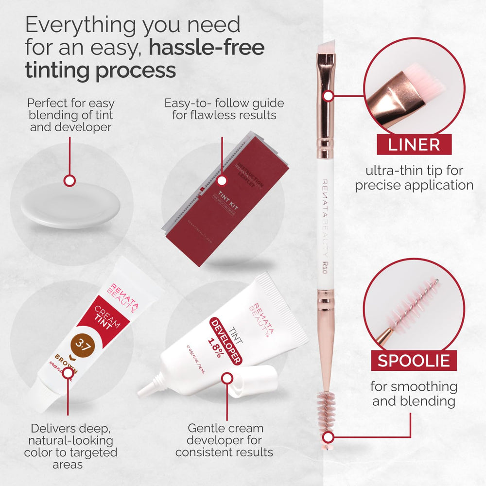 RB Renata Beauty Tint Kit application localisée pour couvrir les gris ciblés