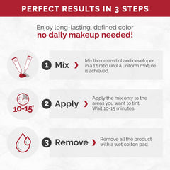Couvrir les racines grises discrètement avec RB RENATA BEAUTY Tint Kit