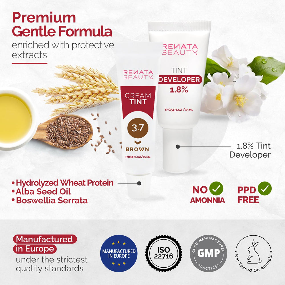 RB Renata Beauty Tint Kit crème développeur intégrée pour une application précise