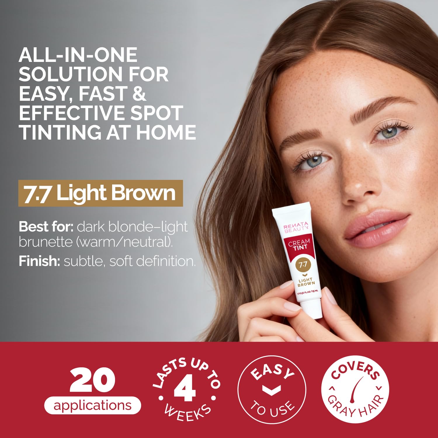 Développeur crème 1,8% pour une couleur douce et homogène RB RENATA BEAUTY Tint Kit