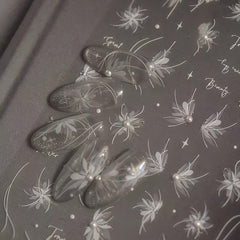 Rchovsam relief detaille; decalcomie facile sur ongles naturels.
