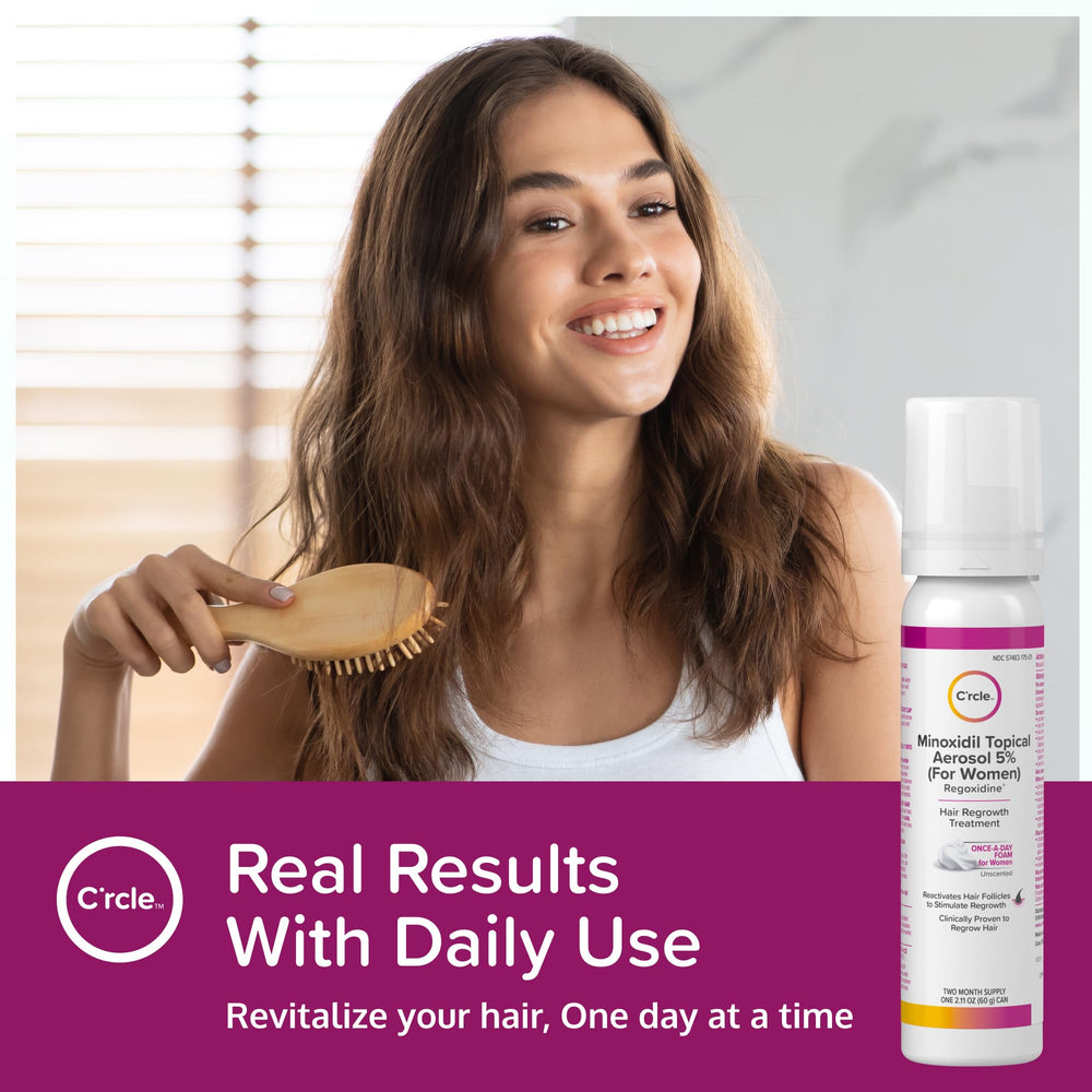 C'rcle Minoxidil pour femmes, routine quotidienne simple et pratique