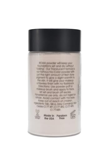 RCMA poudre libre translucide, fini mat naturel sans excès.