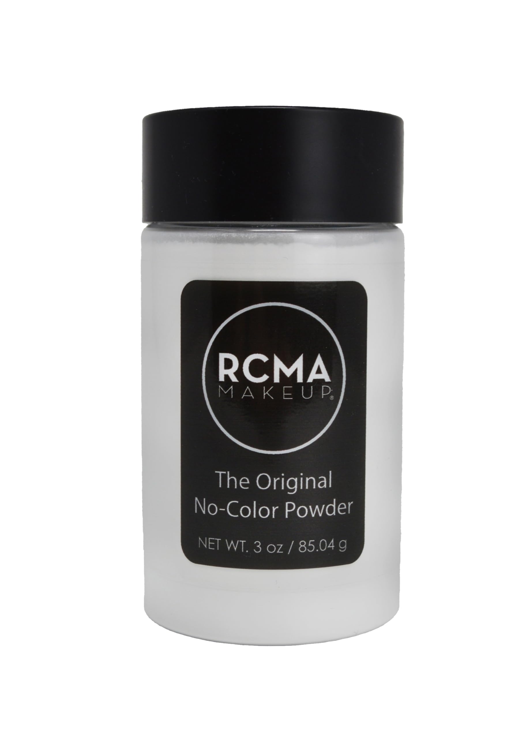 Poudre RCMA sans couleur pour un fini naturel et léger.