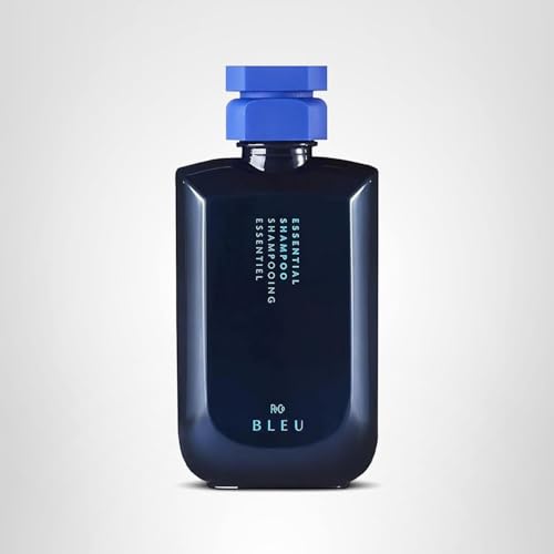 Utilisation quotidienne simple avec le Shampoing BLEU pour tous les types de cheveux.