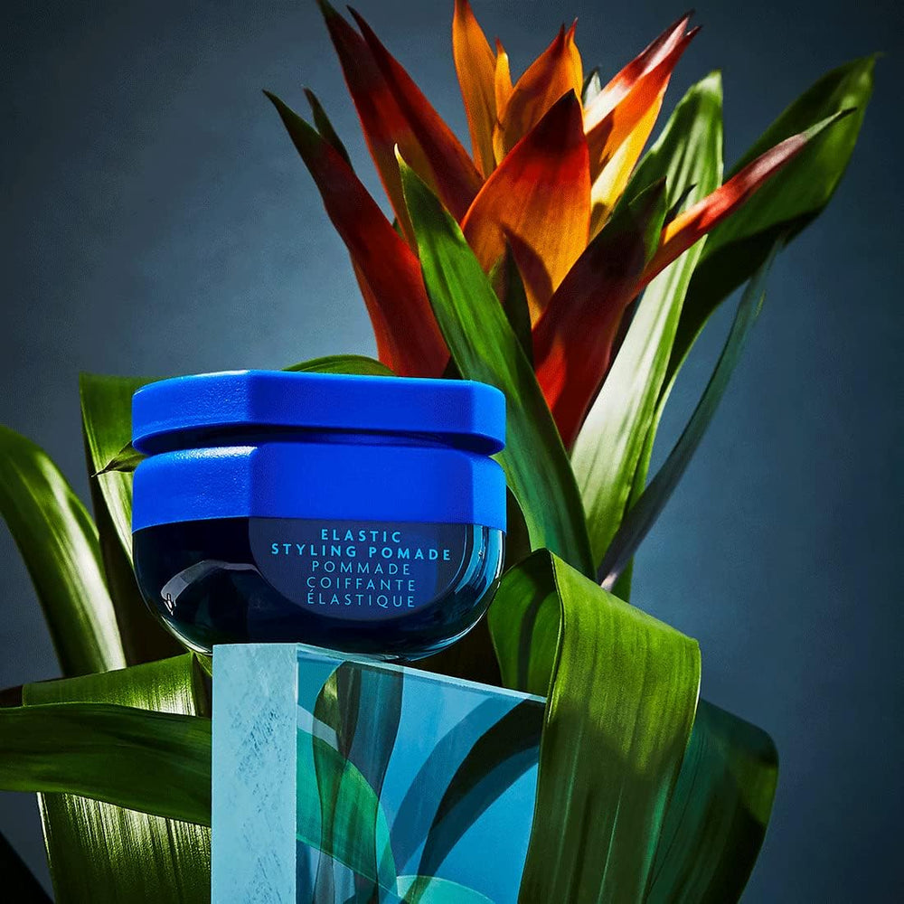 R+Co BLEU Elastic Styling Pomade texture renforcée par beurre de karité