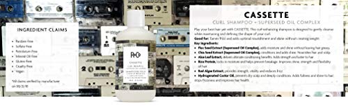 R+Co Cassette, huile Superseed visible, suggère hydratation et vitalité.