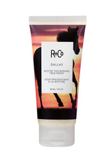 R+Co Dallas Biotine Épaississant: bouteille montrée, épaissit les cheveux et apporte texture rapidement.