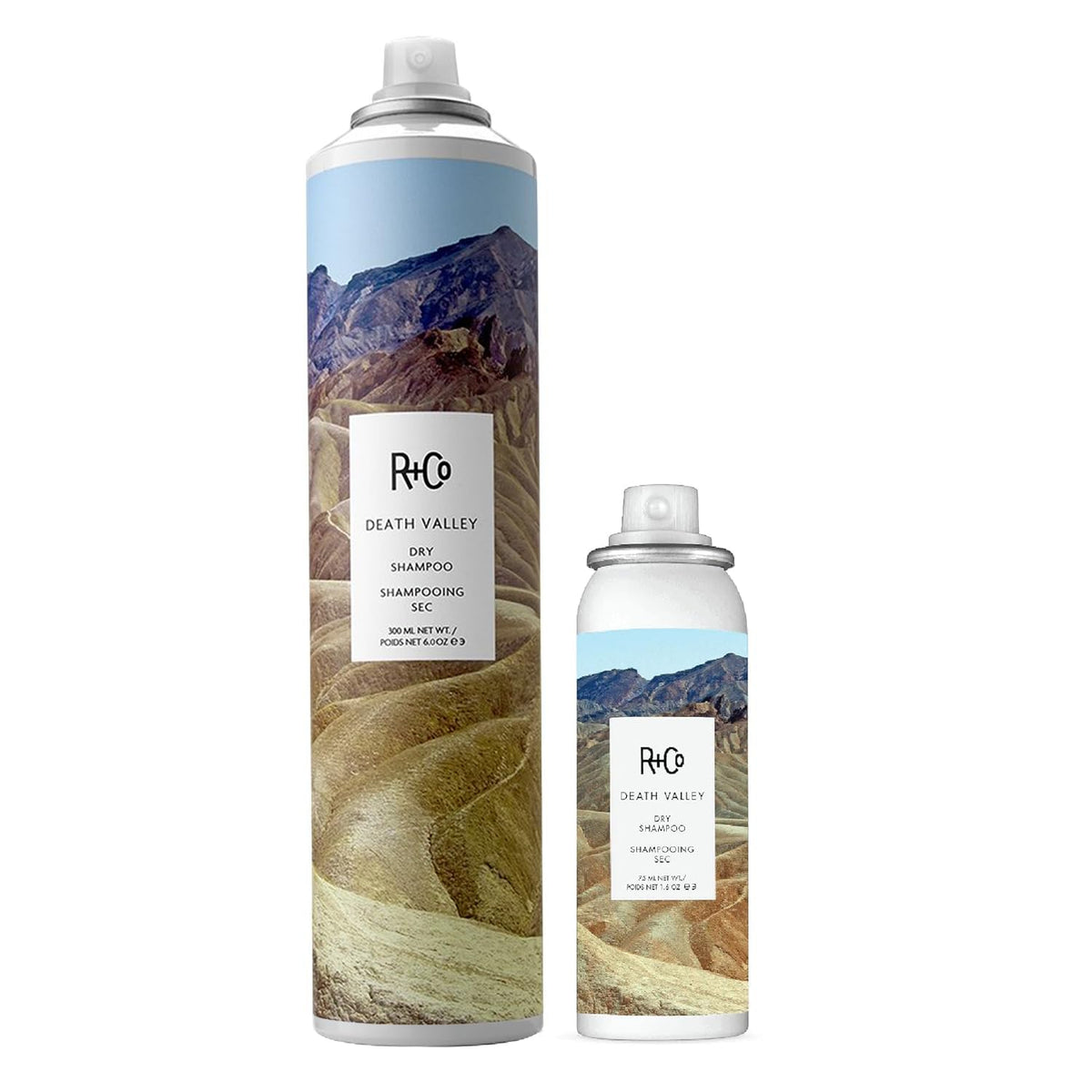 R+Co Death Valley Poudre sèche offre volume et fraîcheur jour après jour.