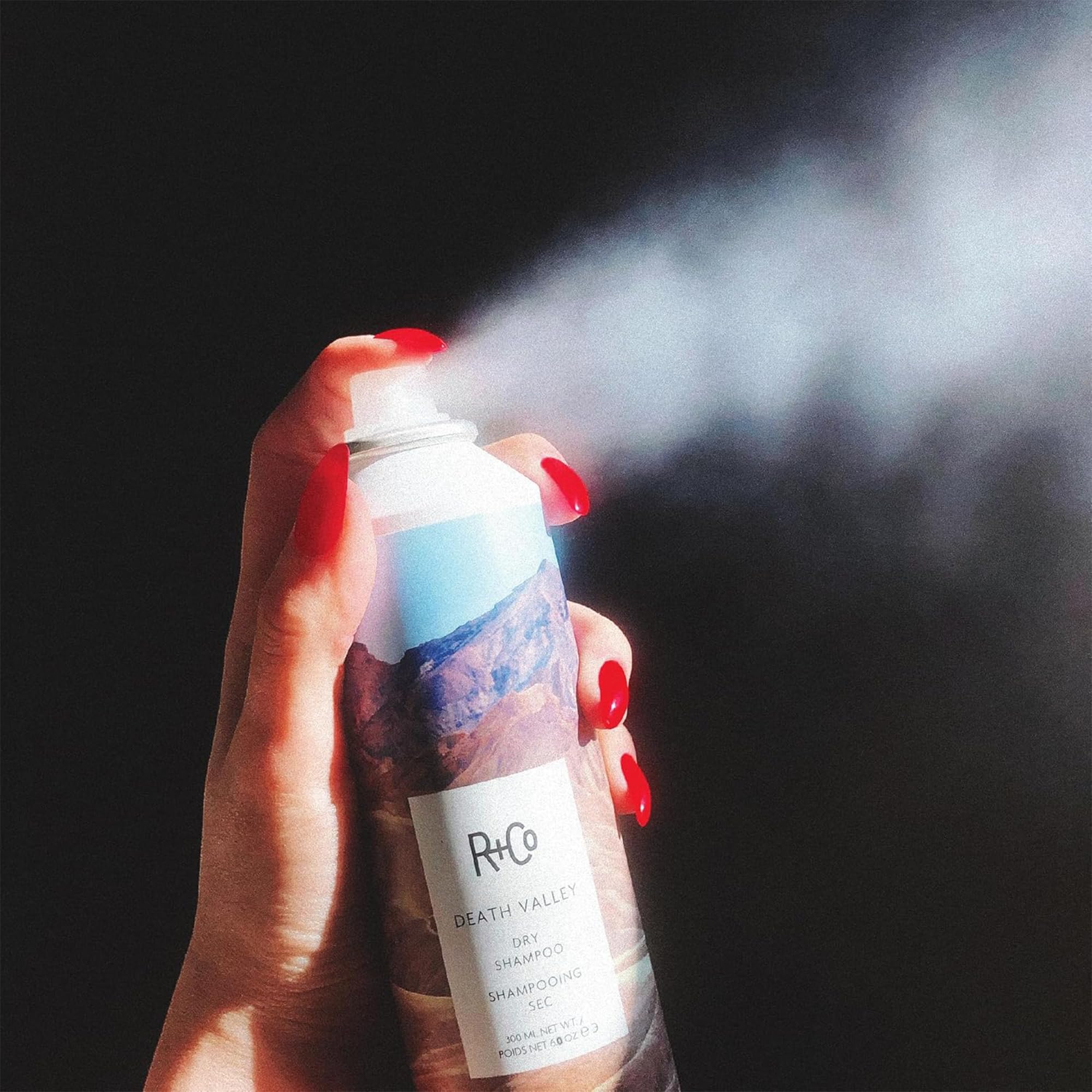 R+Co Death Valley, formule végan sans parabènes et sans gluten.