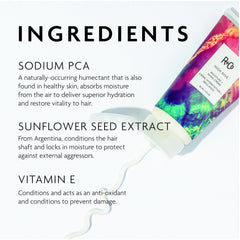R+Co High Dive : extrait de tournesol protégeant et hydratant les cheveux.