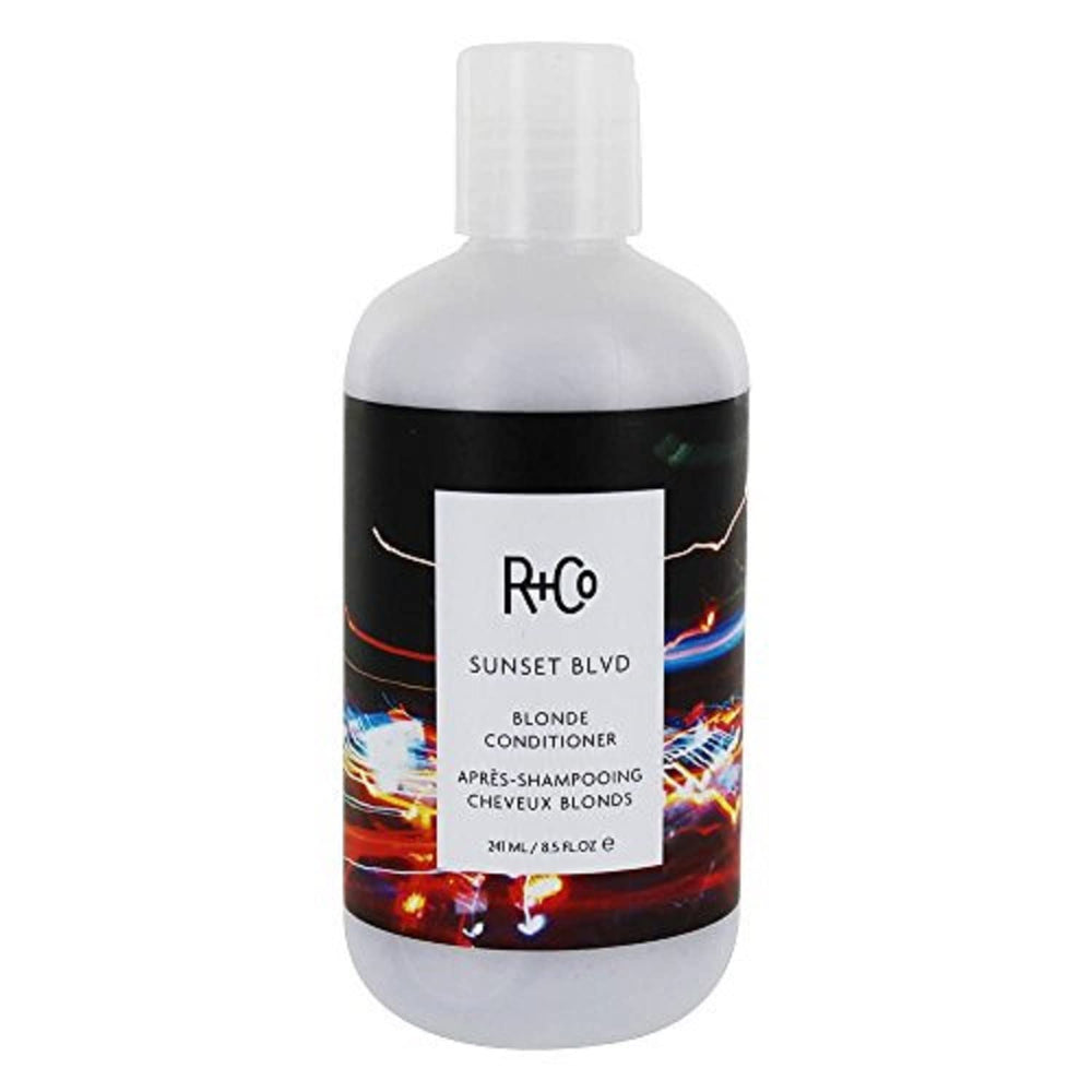 R+Co Sunset Blvd blond : emballage élégant révélant l éclat et le soin.