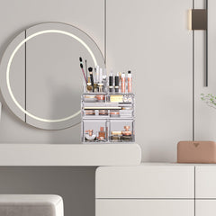READAEER organisateur maquillage petits tiroirs, rangement précis pour crayons et rouges à lèvres