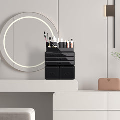 READAEER Système interverrouillable 3 pièces assure stabilité sur la coiffeuse.