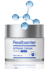 Crème Extrême Real Barrier – Bouteille pompe, hydratation durable pour peau sensible